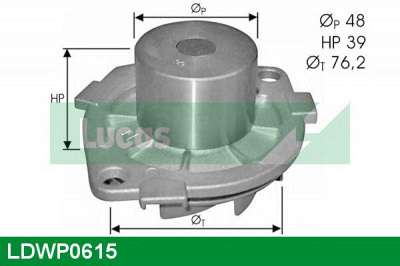 LUCAS ENGINE DRIVE ldwp0615 -  Водяной насос